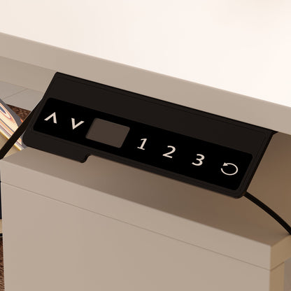 Bureau ergonomique assis-debout pour la maison avec contrôleur de mémoire préréglée