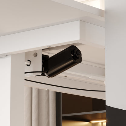 Bureau ergonomique assis-debout pour la maison avec contrôleur de mémoire préréglée