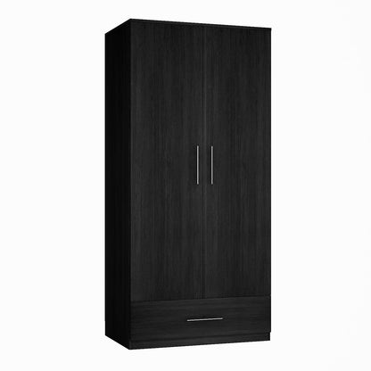 Armoire à 2 portes et 1 tiroir pour le rangement de la chambre