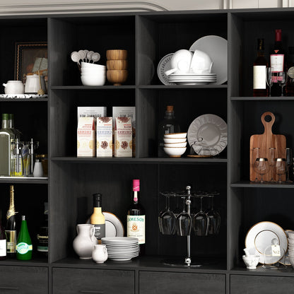 Garde-manger de cuisine de 78,7 pouces avec 4 tiroirs