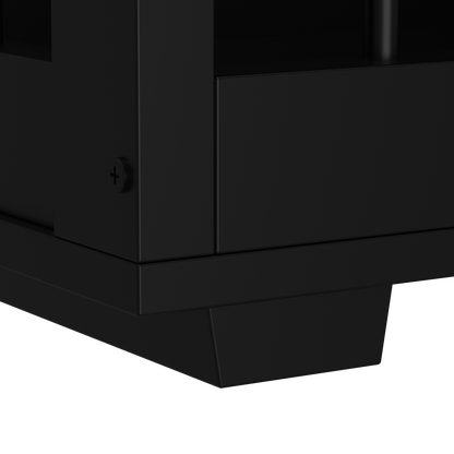 Grande cage en bois pour chien avec 2 tiroirs et séparateurs