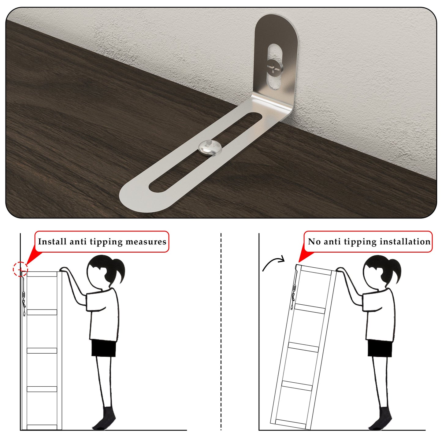 Vitrine de 63 cm de haut avec porte vitrée et éclairage