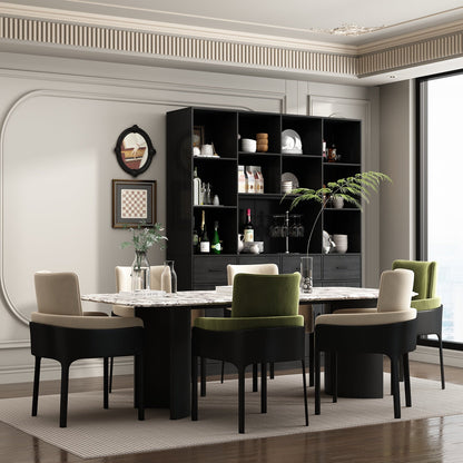 Garde-manger de cuisine de 78,7 pouces avec 4 tiroirs