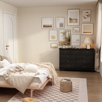 Commode double à 9 tiroirs