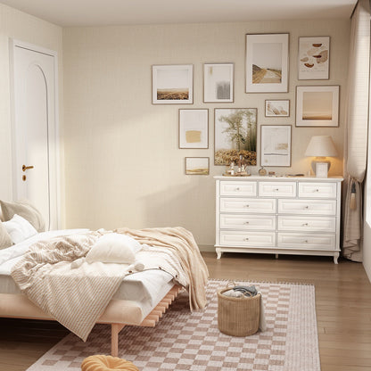 Commode double à 9 tiroirs