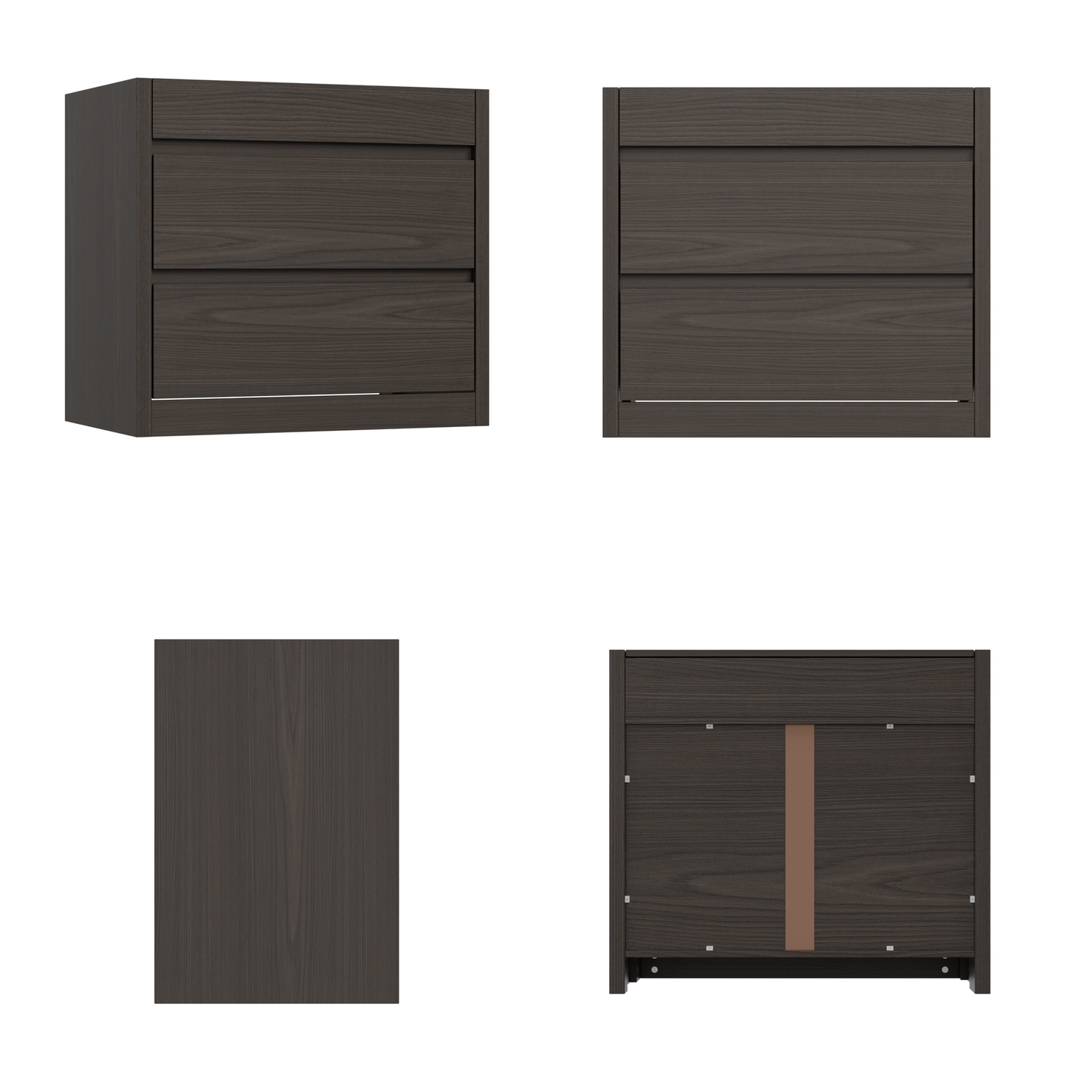 Table de nuit intelligente verrouillable avec tiroir à fusil