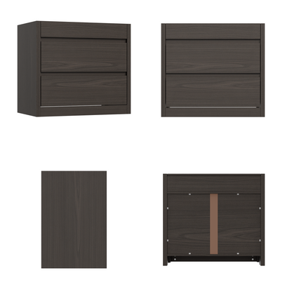 Table de nuit intelligente verrouillable avec tiroir à fusil