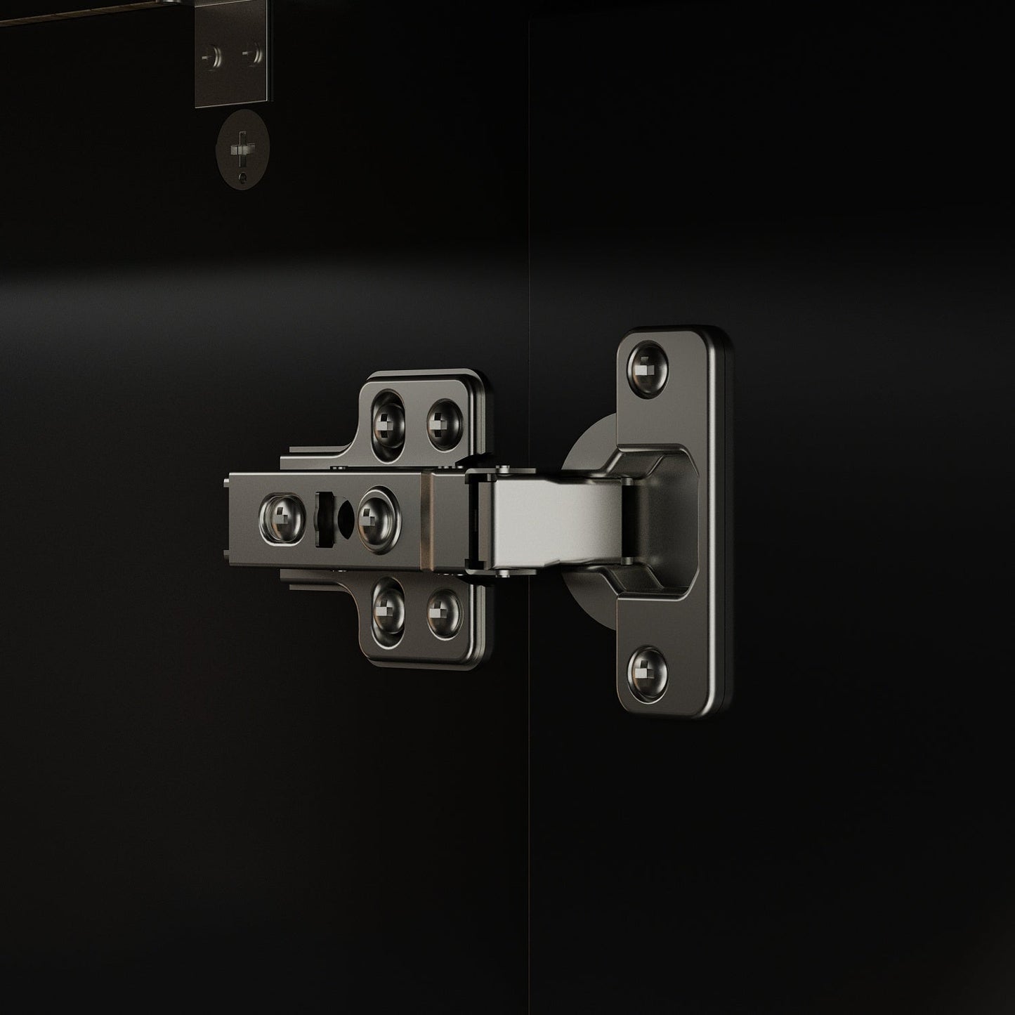 Îlot de cuisine avec plateau en bois massif et composite