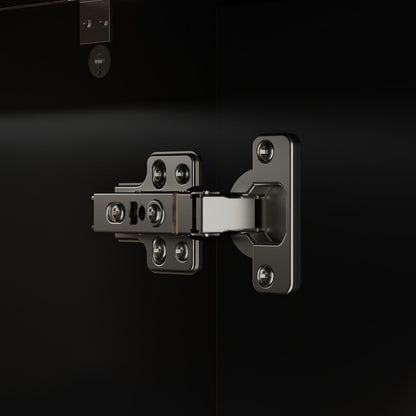 Îlot de cuisine avec plateau en bois massif et composite