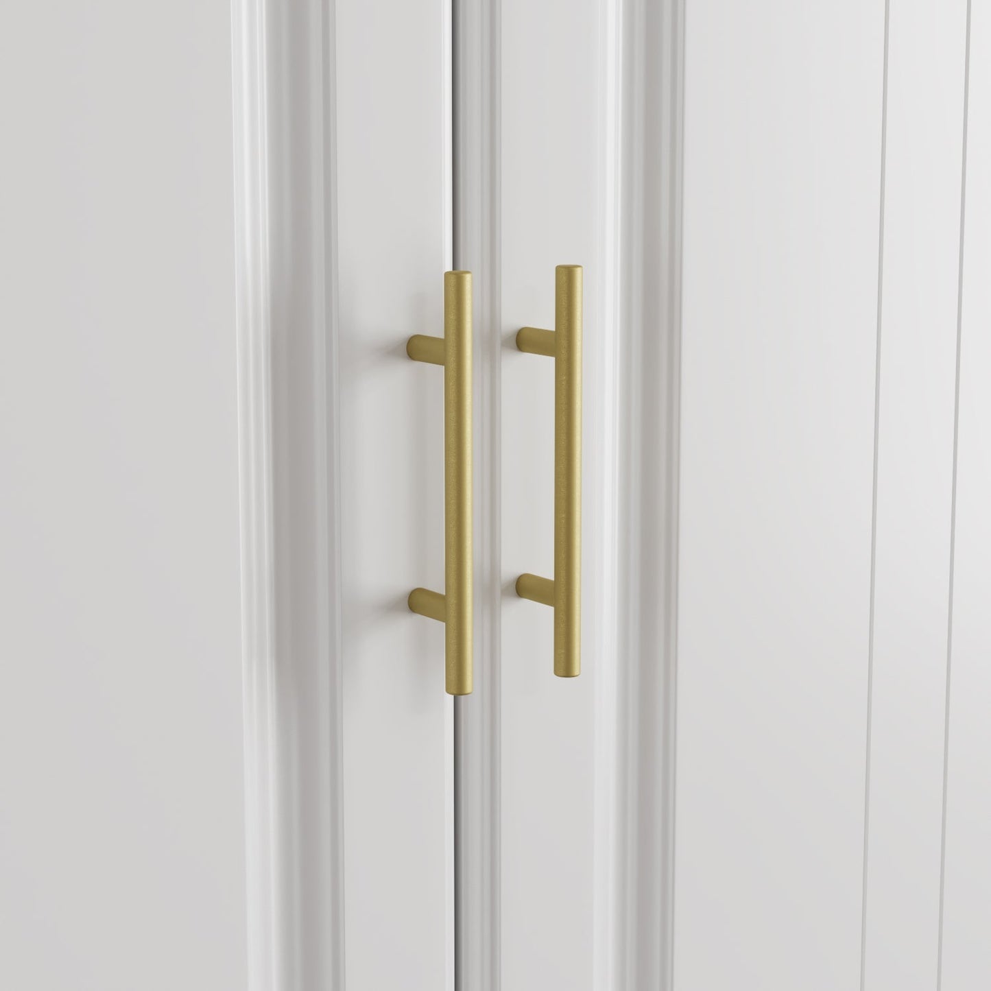 Armoire familiale, armoire de chambre, dressing à 4 portes et tiroirs