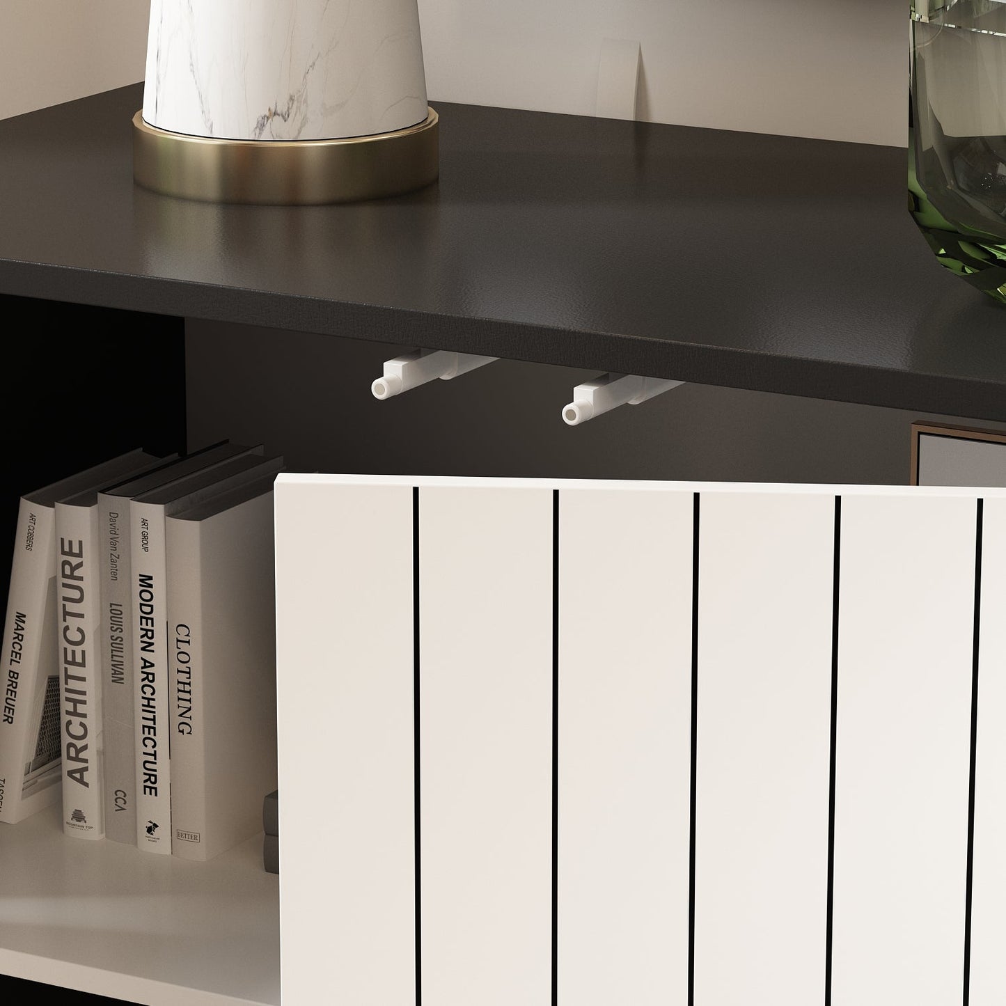 Armoire à 4 portes pour entrée de salon