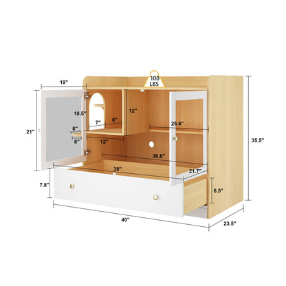 Enclos en bois pour bac à litière Enclos en bois pour bac à litière