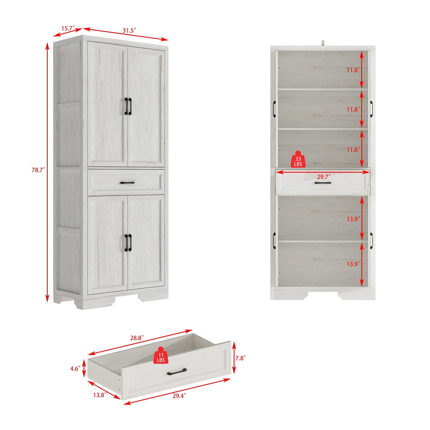 Meuble de rangement modulaire élégant : design épuré et combinaison de compartiments ouverts et fermés.