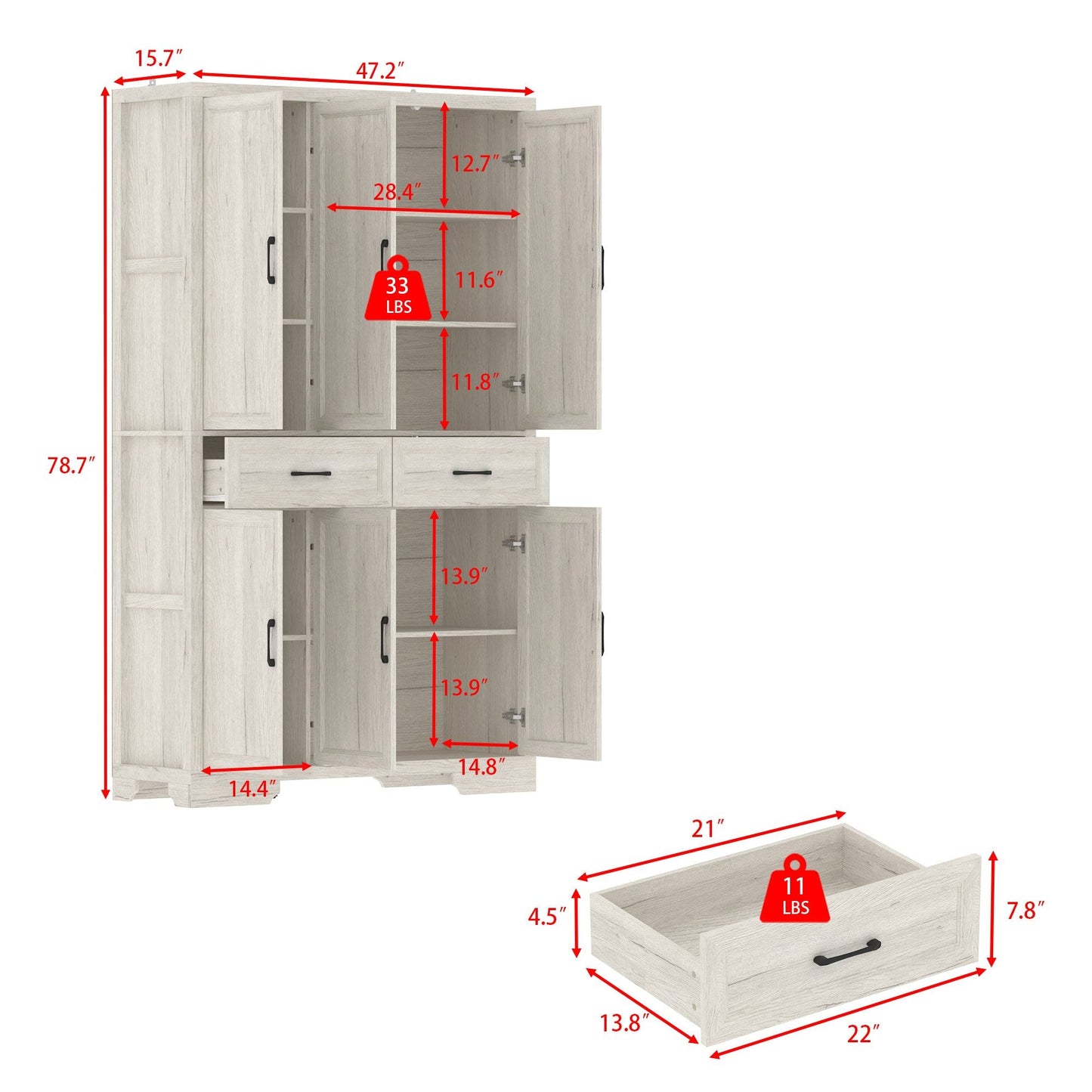 Meuble de rangement modulaire élégant : design épuré et combinaison de compartiments ouverts et fermés.
