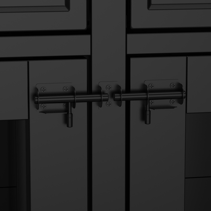 Grande cage en bois pour chien avec 2 tiroirs et séparateurs