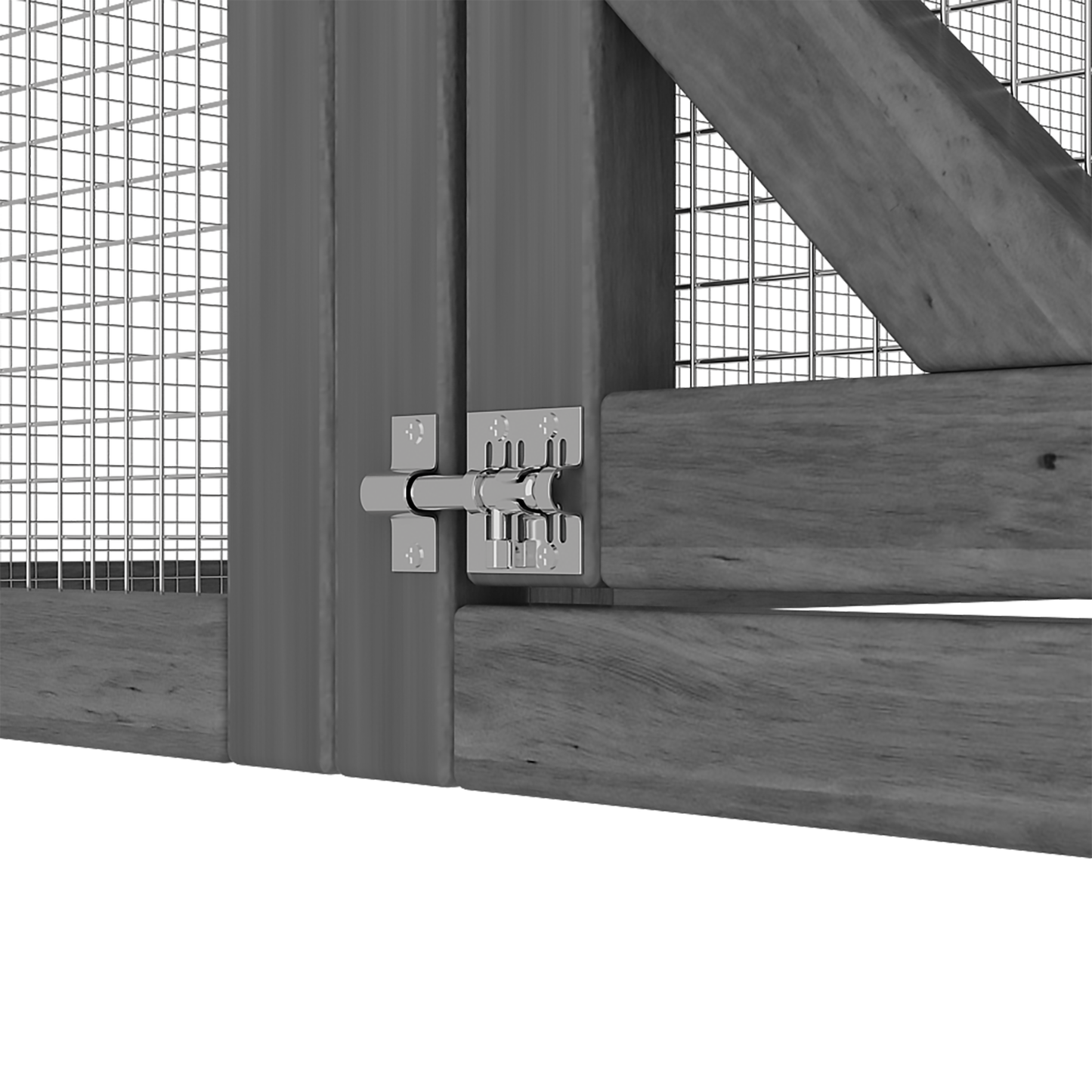 Grand enclos extérieur pour chat avec couvercle et conception à plusieurs niveaux