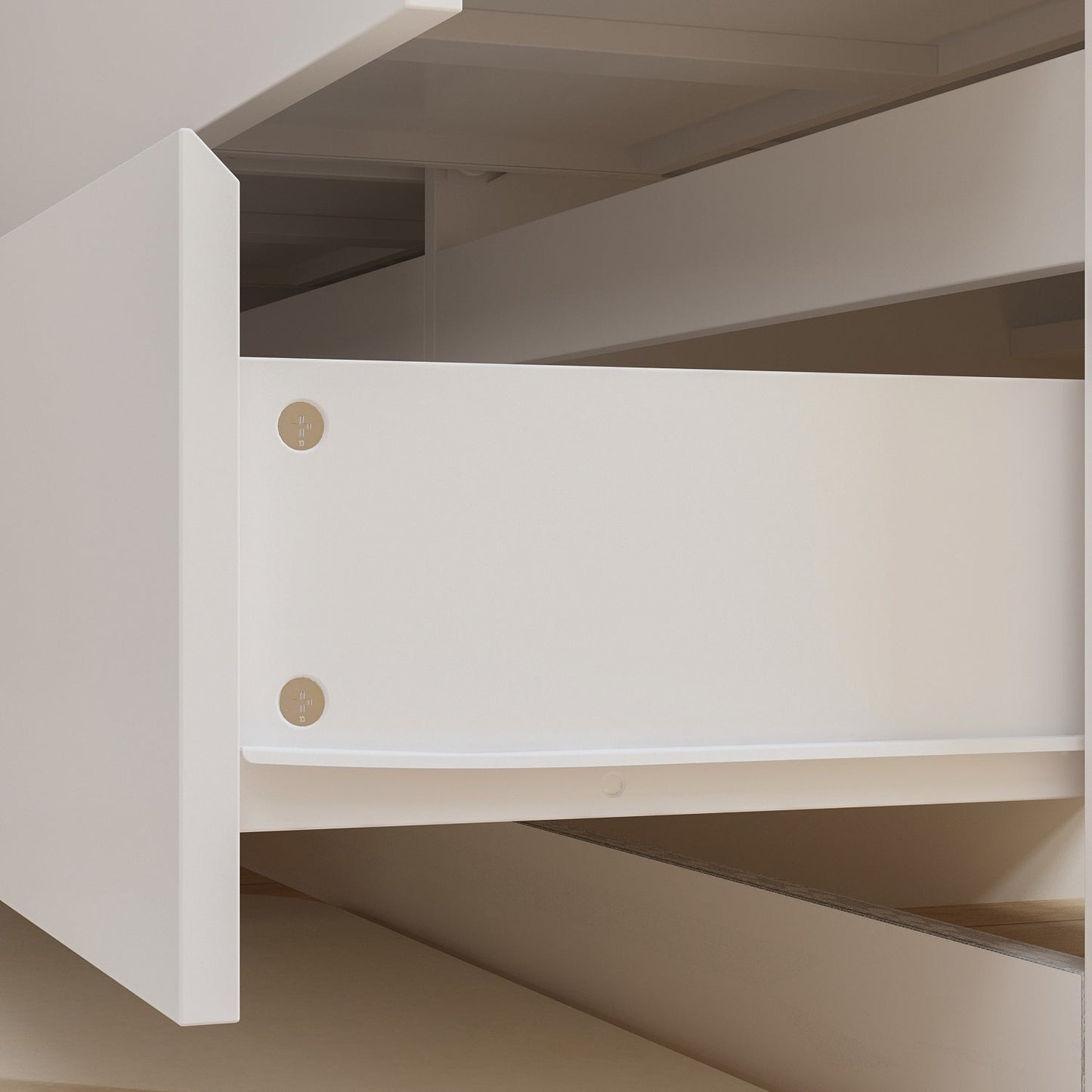 Table de travail pivotante en forme de L avec 6 tiroirs