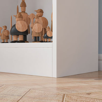 Meuble d'entrée, bibliothèque large pour enfants avec plusieurs compartiments et étagère à 3 niveaux 