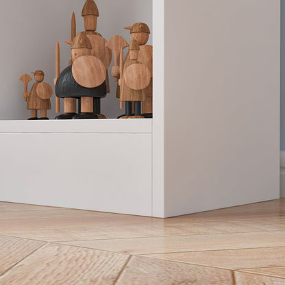 Meuble d'entrée, bibliothèque large pour enfants avec plusieurs compartiments et étagère à 3 niveaux 