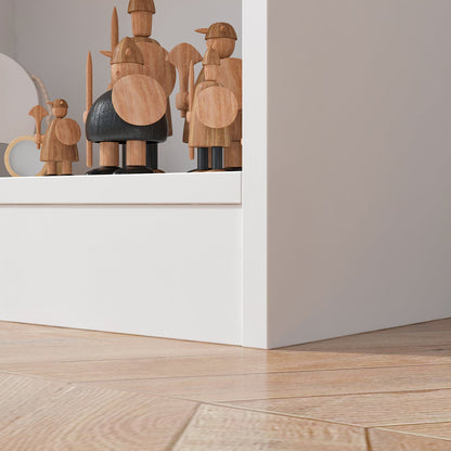 Meuble d'entrée, bibliothèque large pour enfants avec plusieurs compartiments et étagère à 3 niveaux 