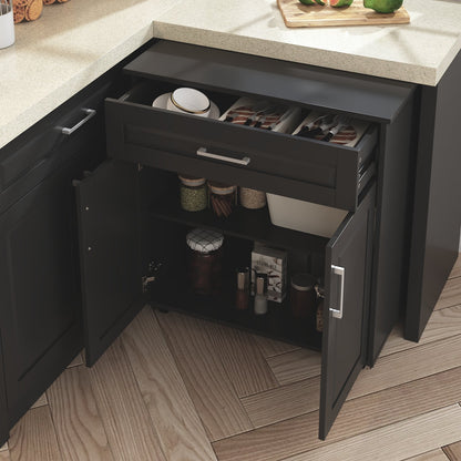 Îlot de cuisine d'angle 51W